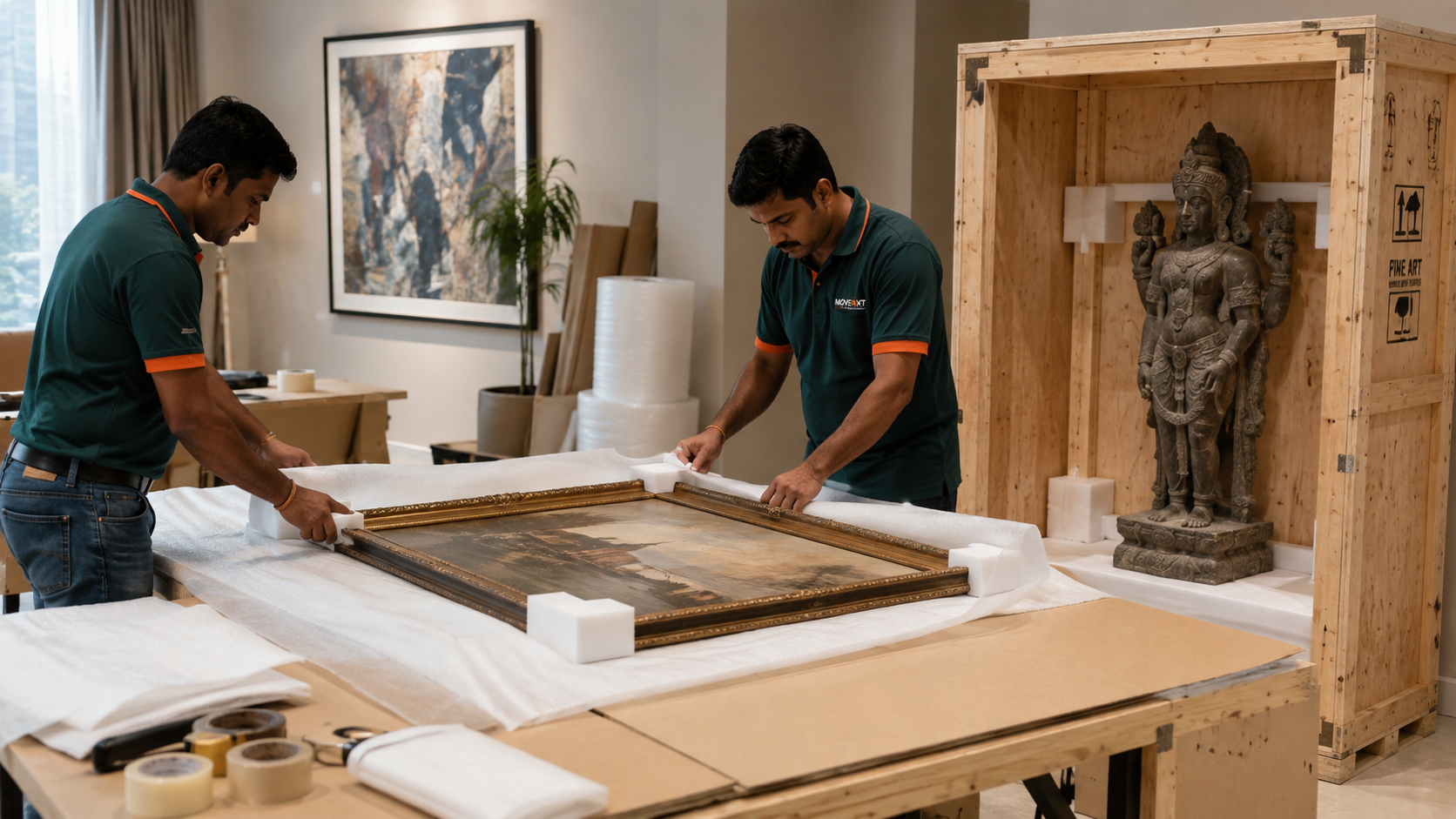Museum and gallery fine art relocation
