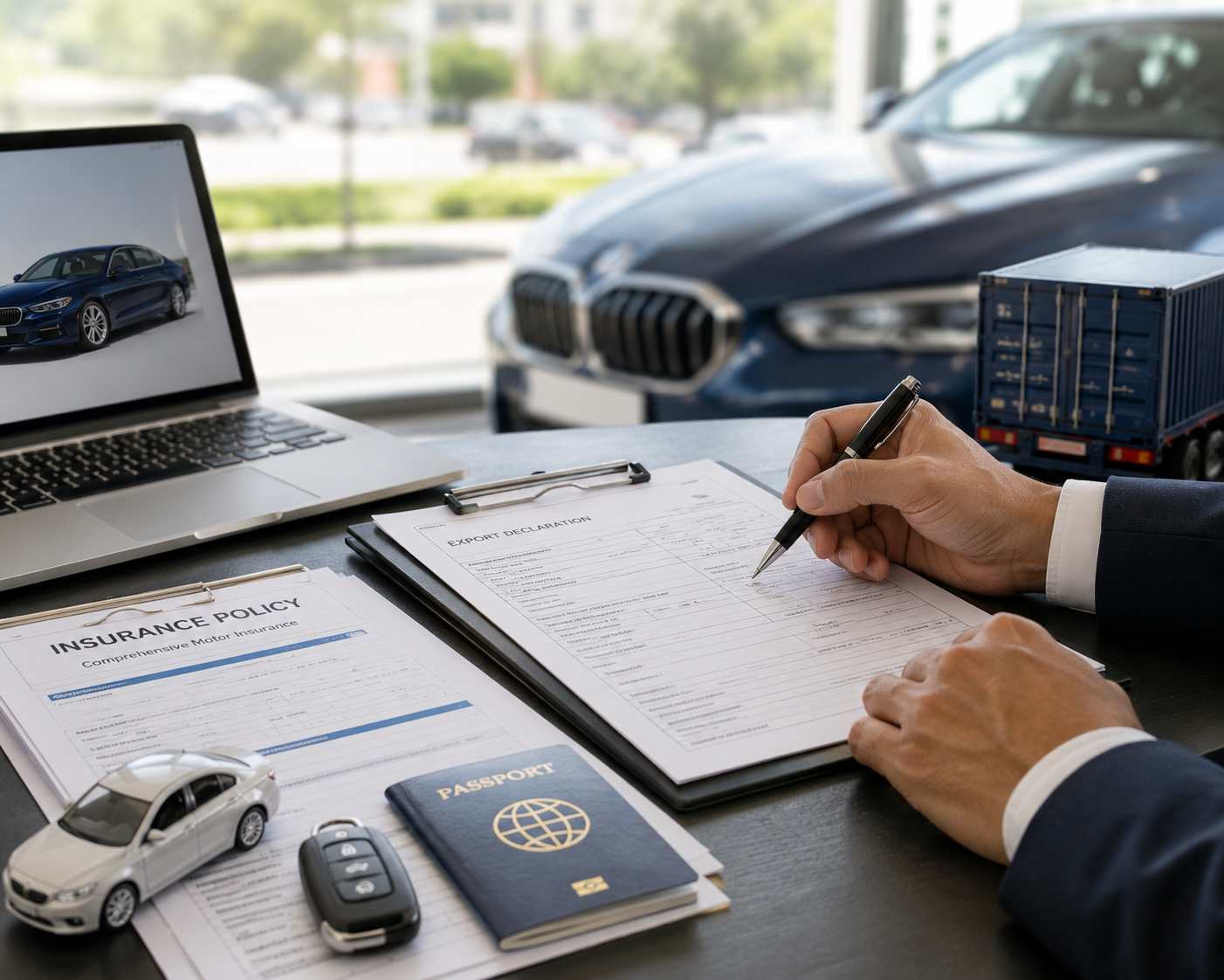 Registration, export and insurance handled with care - Automobile Moving India by MoveNXT