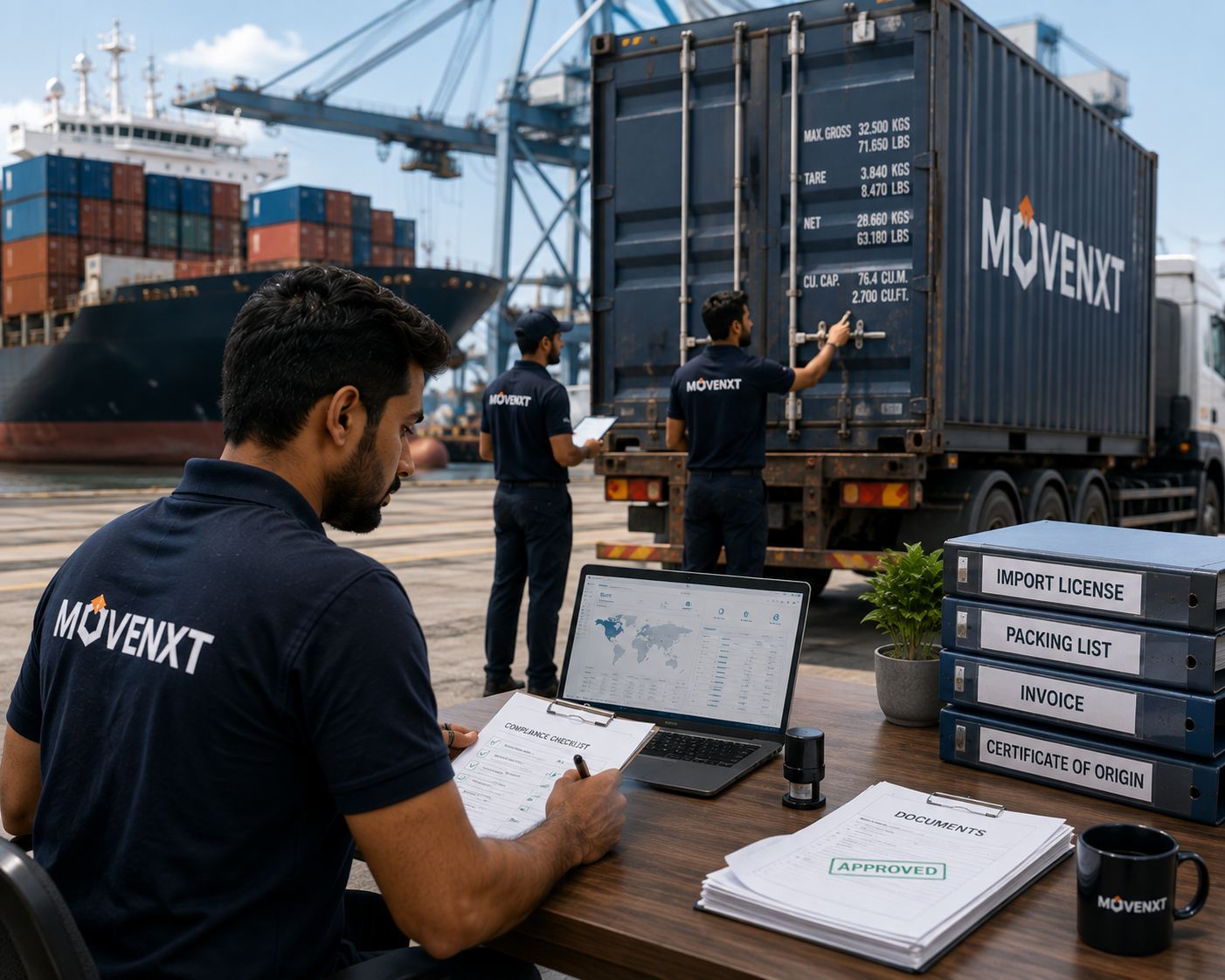 Compliance handled before cargo arrives - Customs Clearance India by MoveNXT
