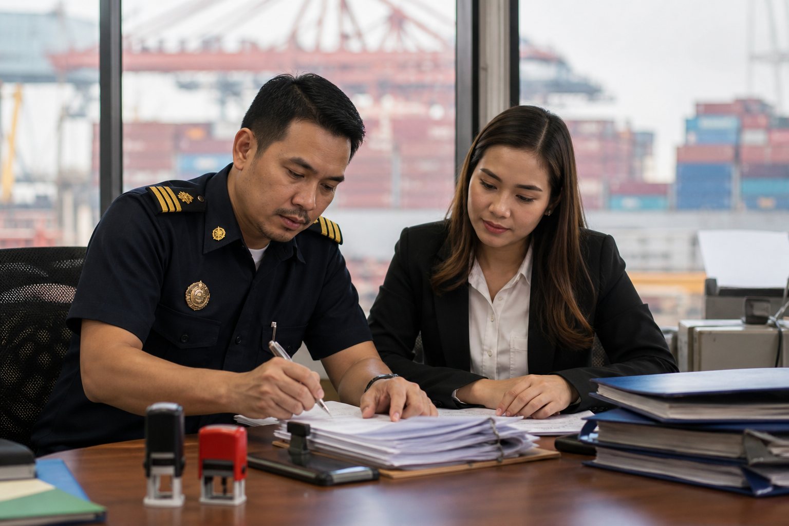 Customs clearance within commercial mobility