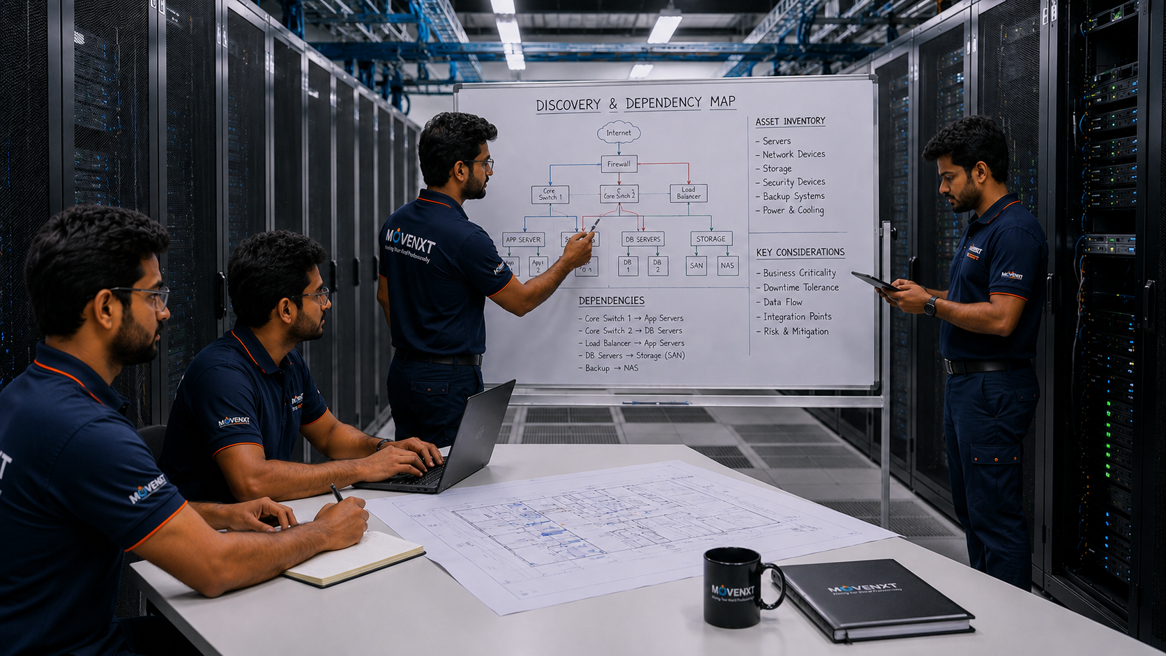 Data Center Migration India discovery and dependency mapping