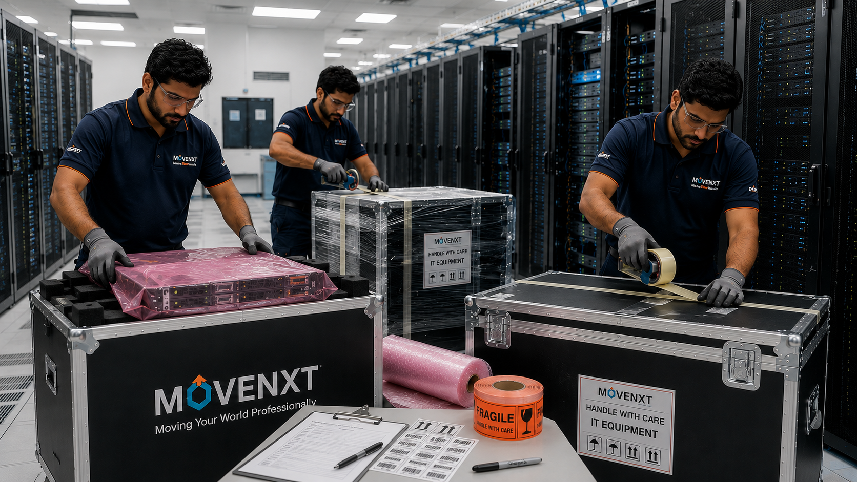 Data Center Migration India prepare and seal of IT assets