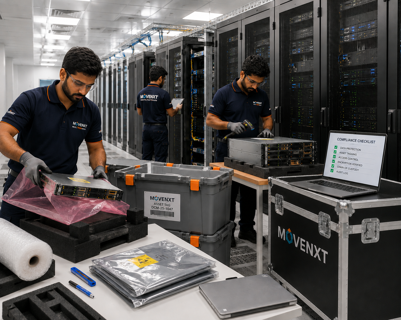Data Center Migration India physical moves for IT security and compliance