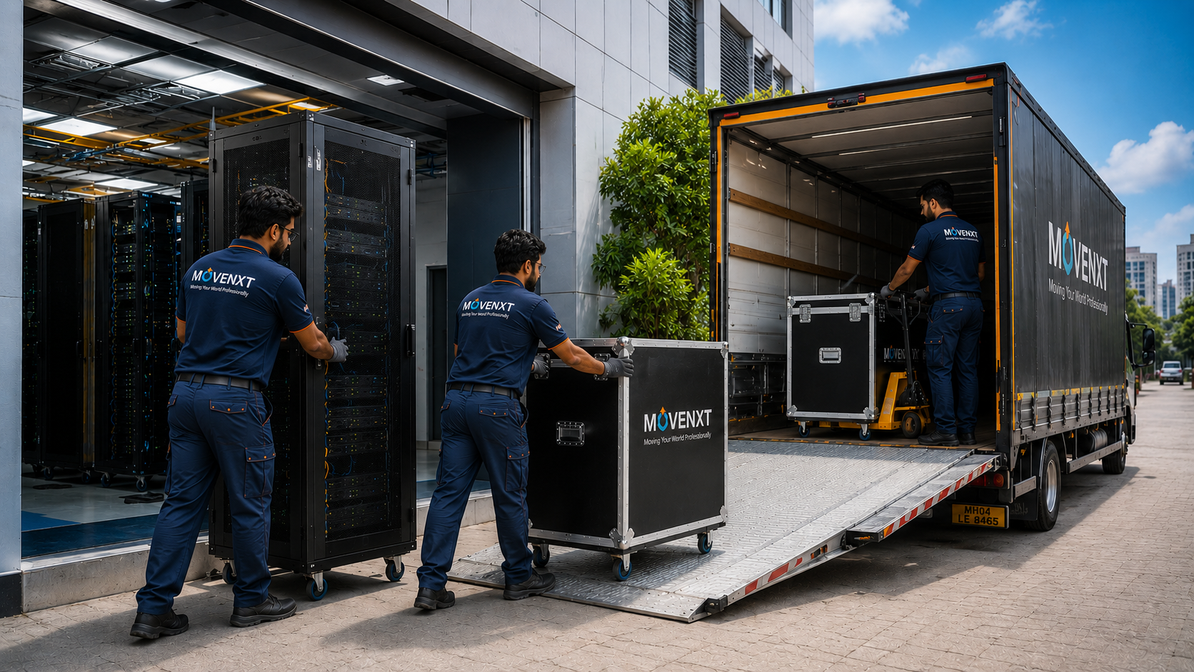 Data Center Migration India monitored transport and cutover