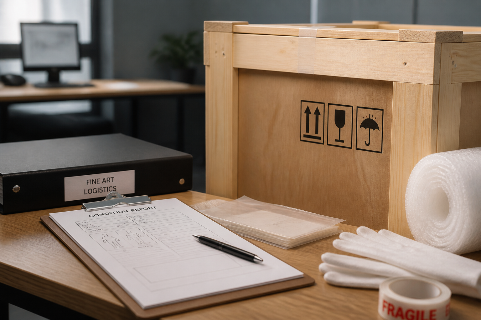 Documented insurance-ready art logistics