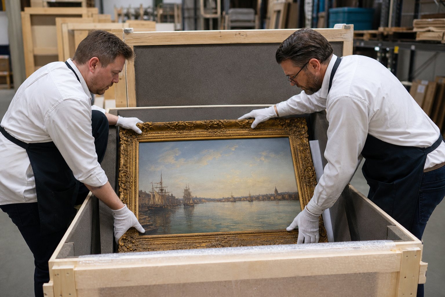 Fine Art Mobility India museum and gallery packing and crating