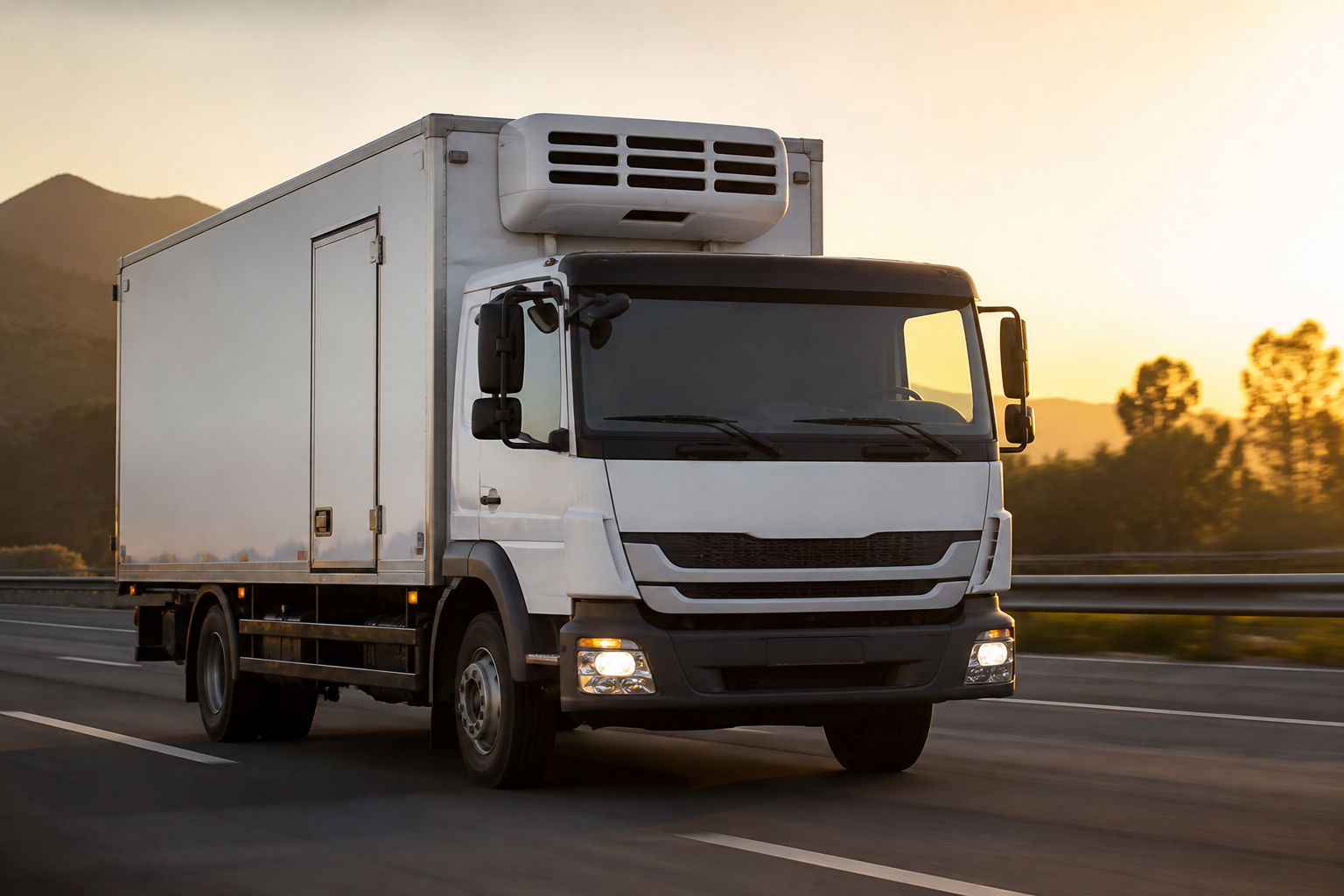 Climate-aware road transport for corporate artworks