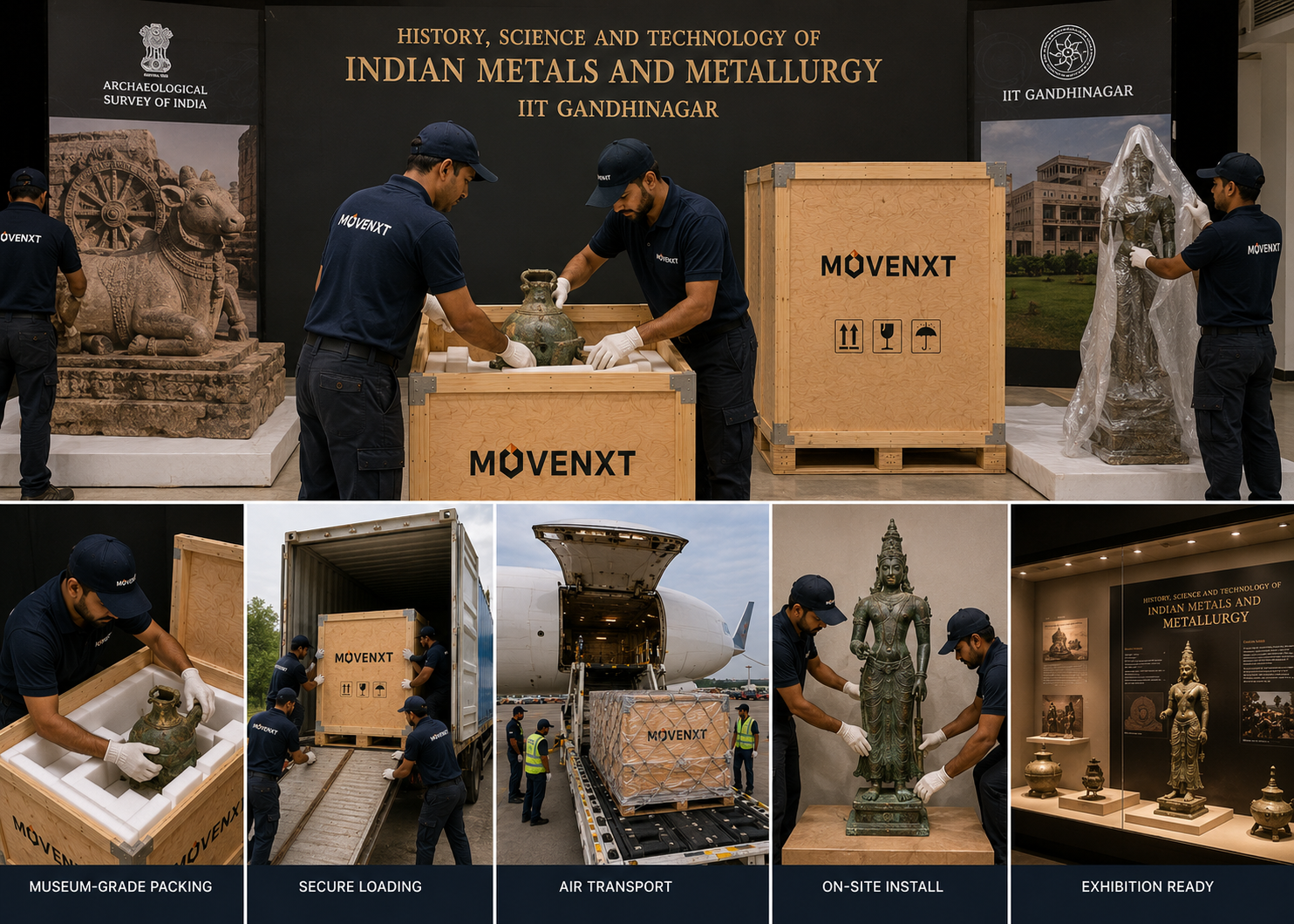 How we moved history from Agra to IIT - custom wooden crates for archaeological exhibition objects
