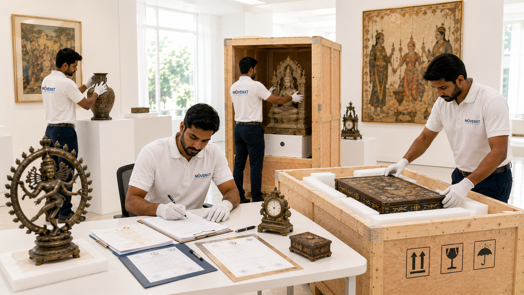 Antique logistics with white-glove care
