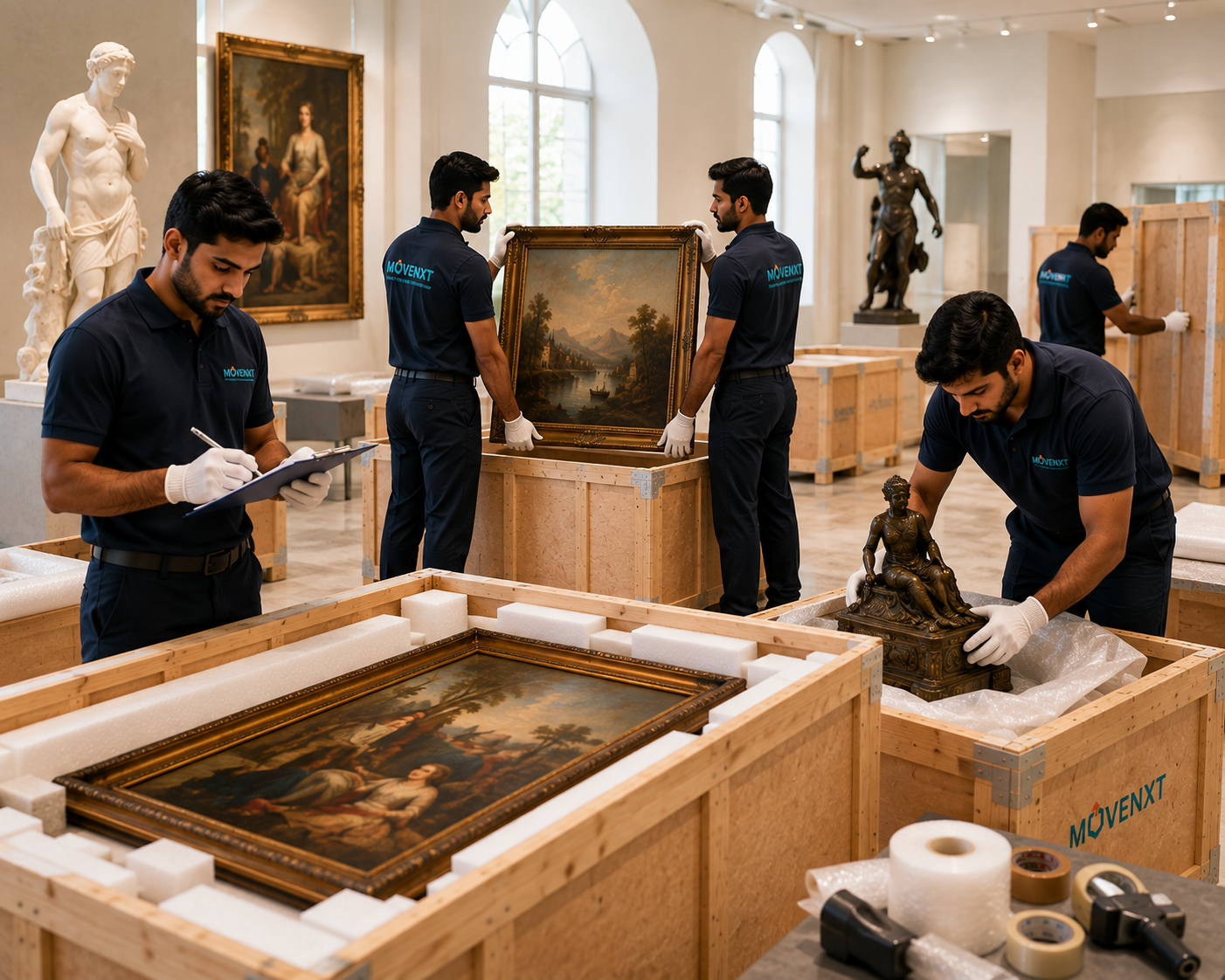 Art logistics is the brain and hands of the art market - Fine Arts Logistics India by MoveNXT