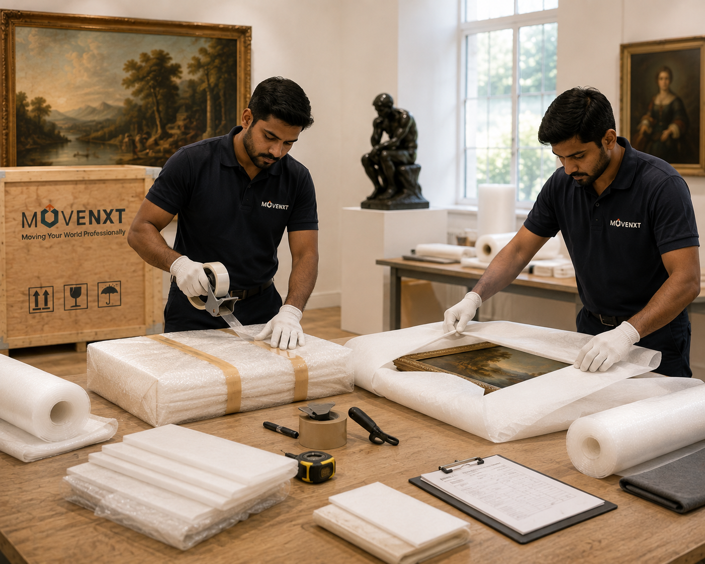 Packing and handling - experts in packing art by MoveNXT