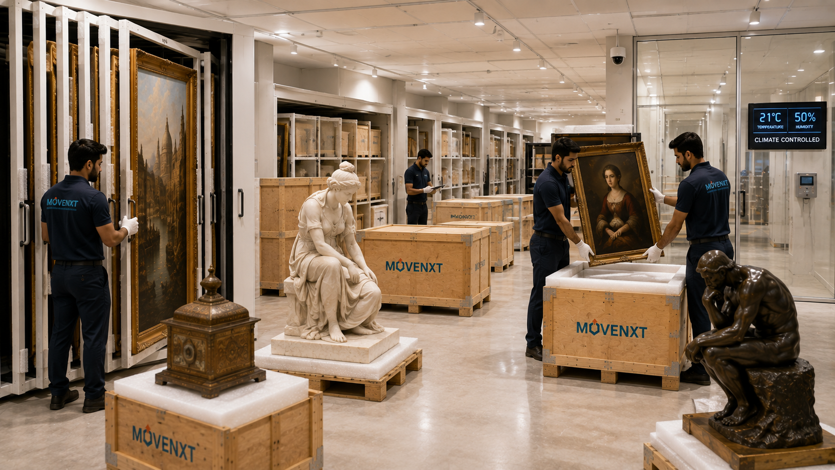Fine art storage - exclusive warehouse facilities by MoveNXT