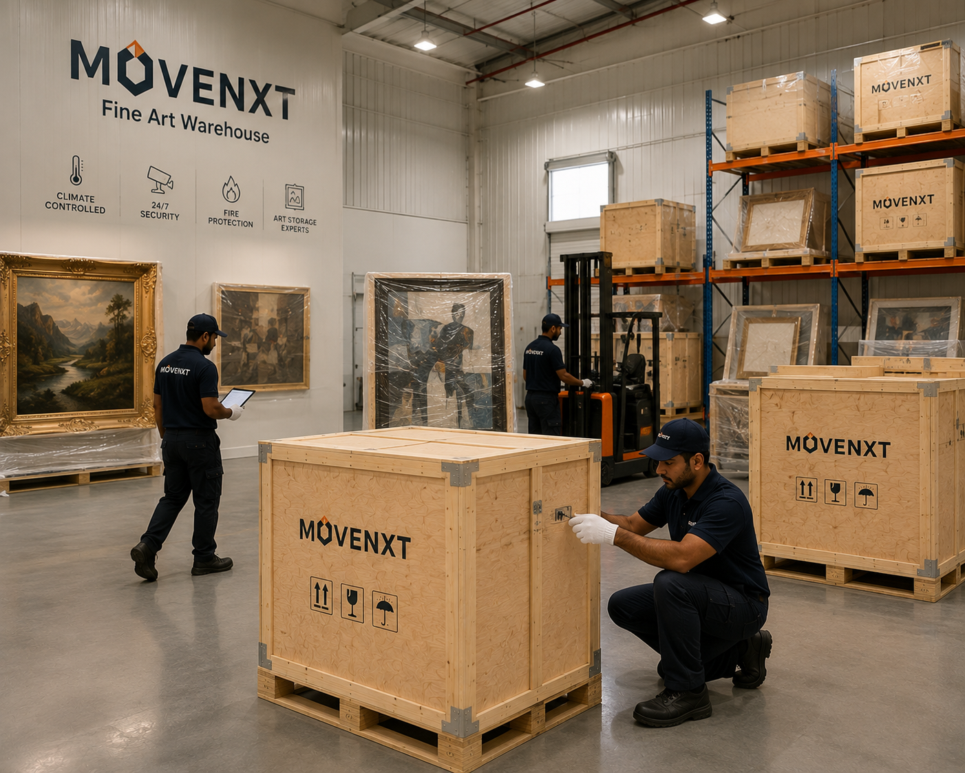 Exclusive fine art warehouse facilities - Fine Arts Logistics India