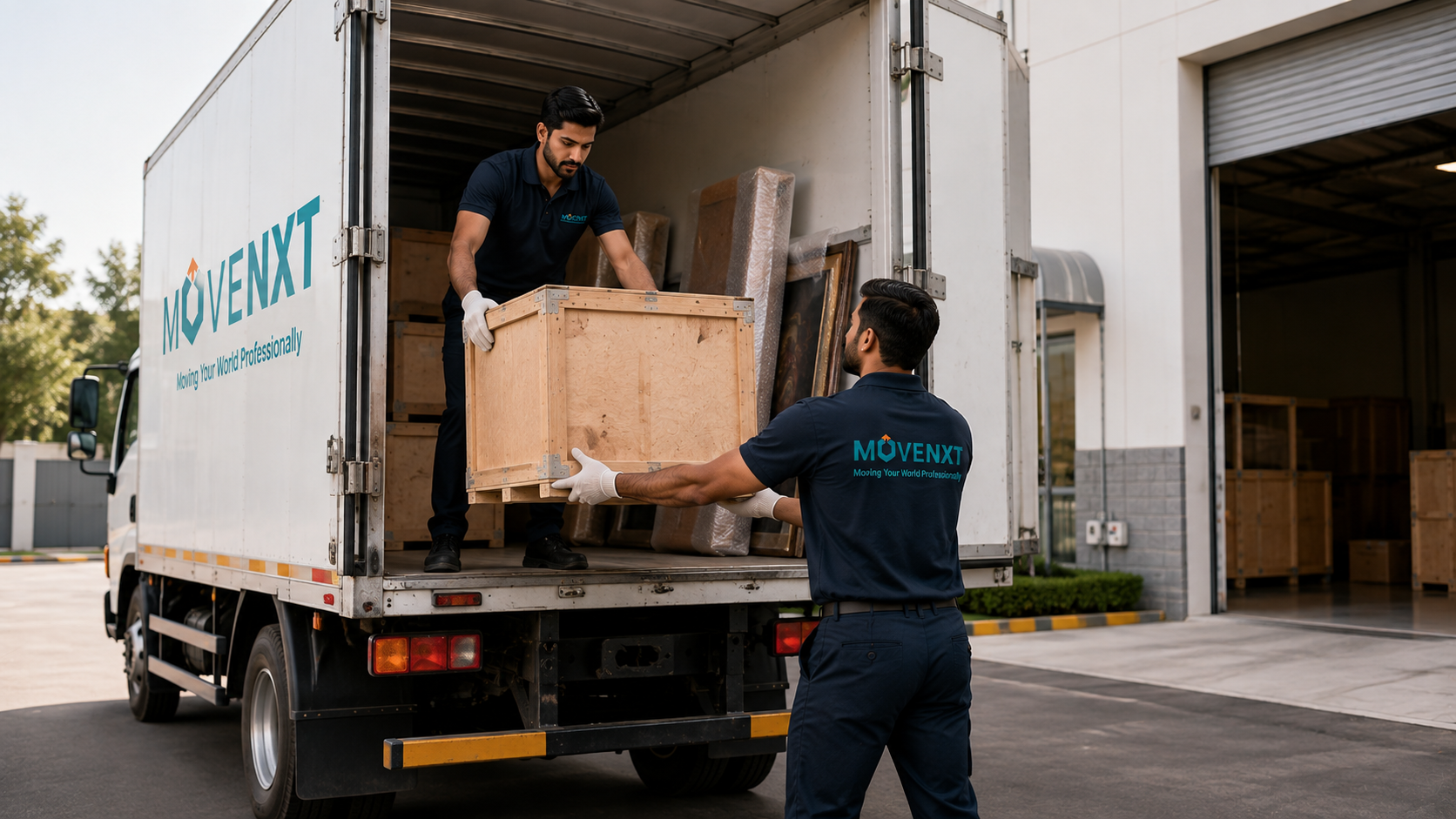 Transit and handoff - Gallery Logistics India climate-aware art transport