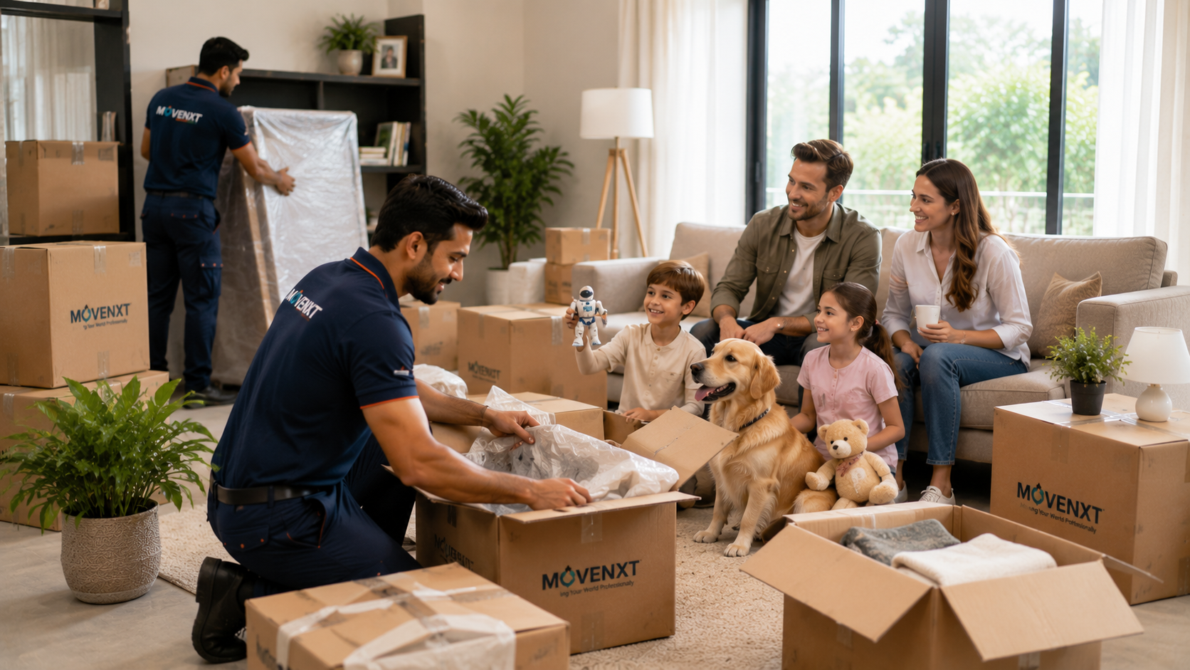 Household Relocation India deliver and unpack at destination