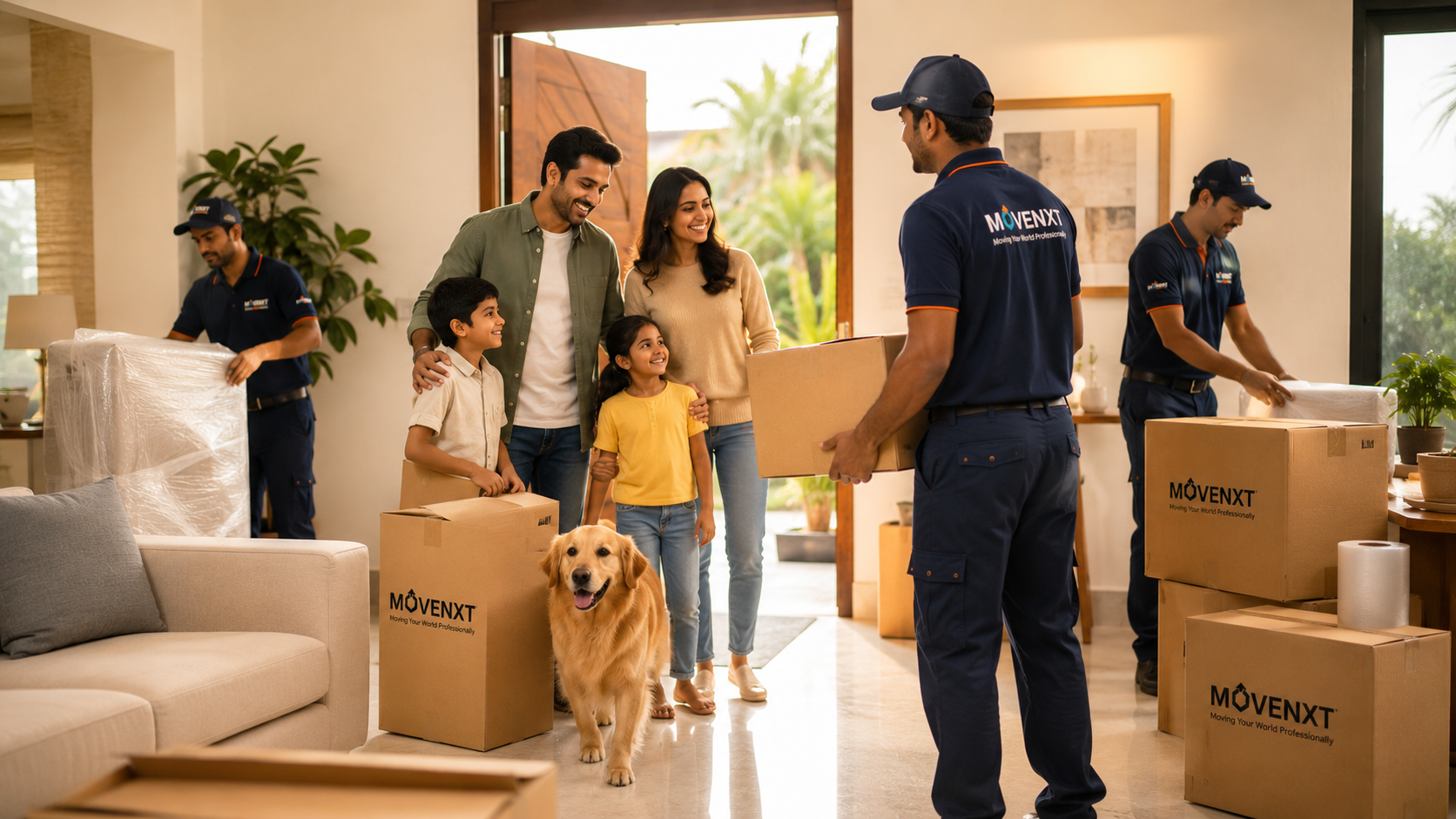 Household Relocation India - domestic and international home moving by MoveNXT
