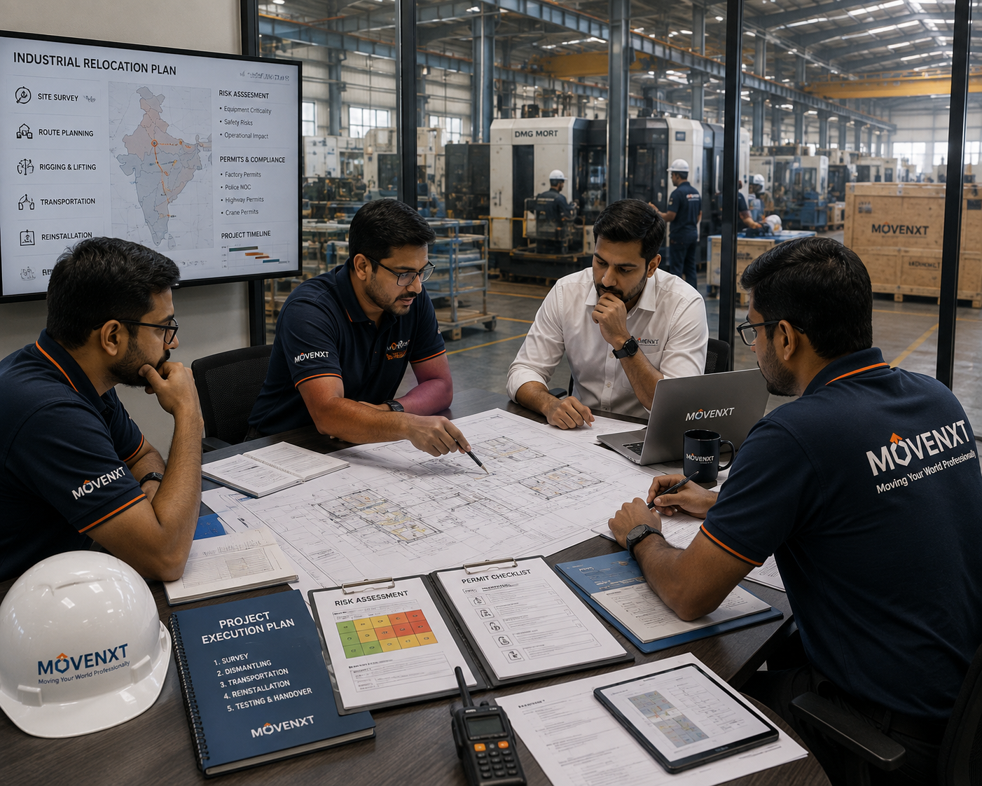 Industrial Relocation India risk permits and reinstatement planning