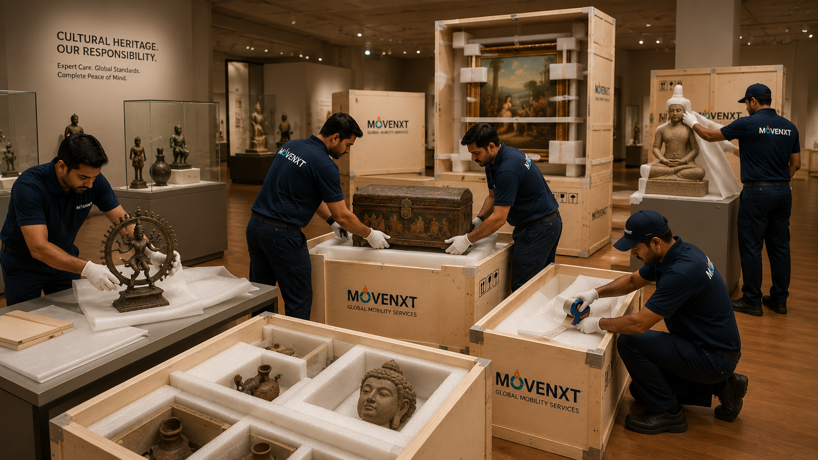 Museum Relocation India - collection and gallery moving by MoveNXT