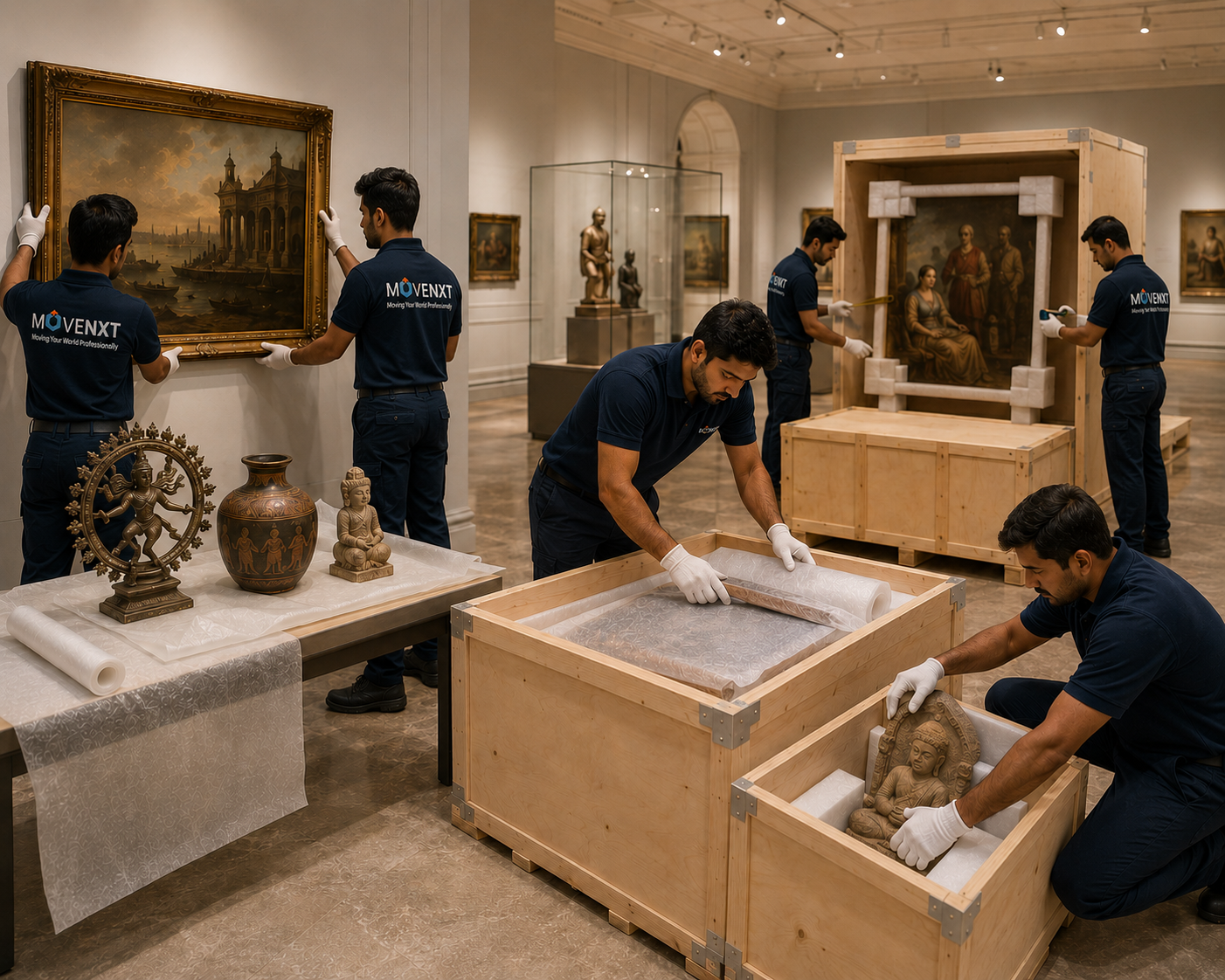 From wall survey to opening-night ready - Museum Relocation India by MoveNXT