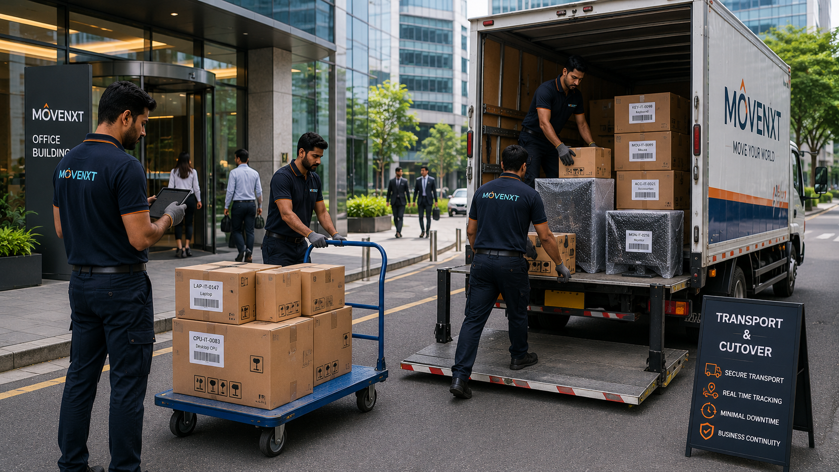 Office Relocation India move and after-hours cutover