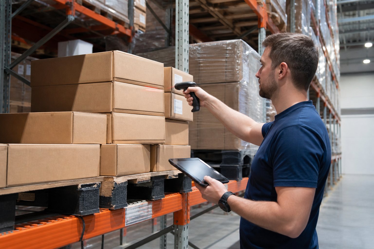 Inventory intake into short or long-term storage
