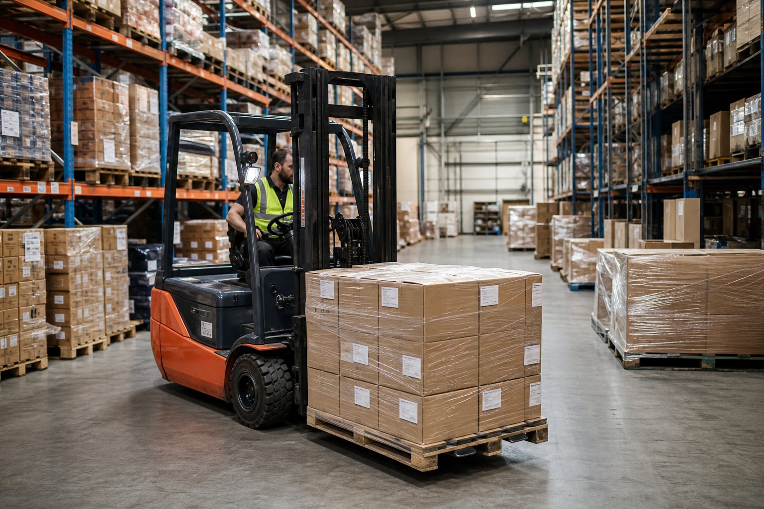 Warehouse retrieval and outbound dispatch