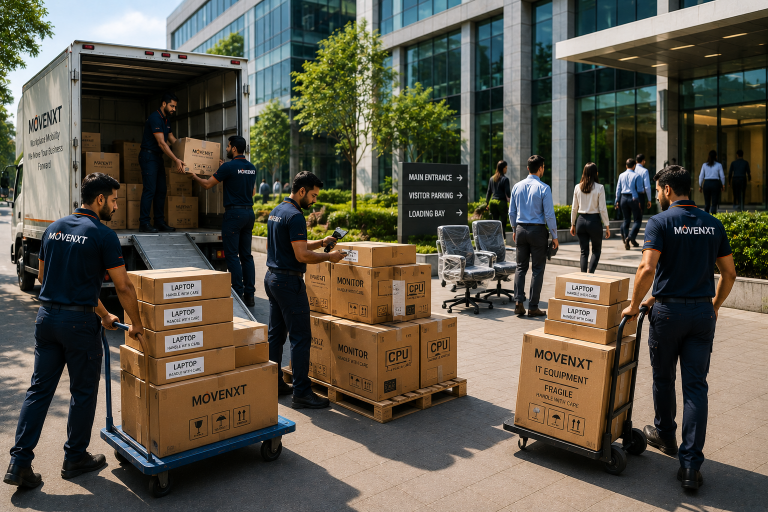 Workplace Mobility India transport and cutover execution